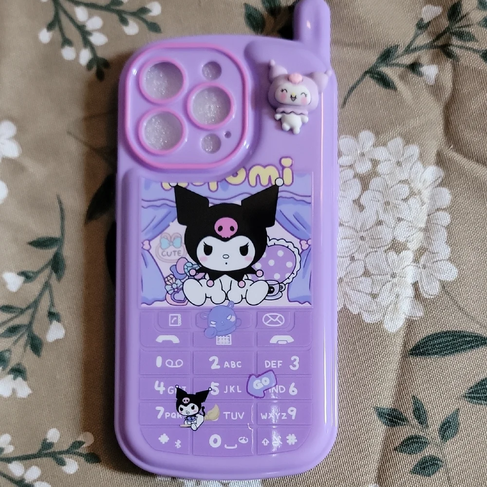 Kuromi Themed Purple IPhone 13 Phone Case